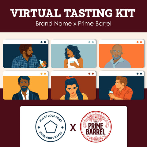 Whiskey tasting kits and virtual tasting sample sets from The Prime Barrel