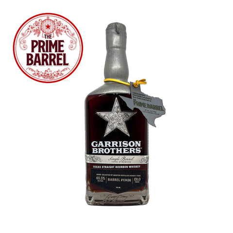 Garrison Brothers "Arthur Shelby" Single Barrel Cask Strength Texas Straight Bourbon Whiskey The Prime Barrel Pick #48