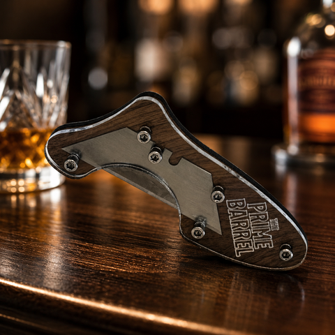 Prime Barrel Wax Cutter & Bottle Opener with Replaceable Blade