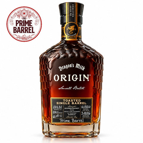 Dragon's Milk Origin Small Batch Toasted Single Barrel Straight Bourbon Whiskey The Prime Barrel Pick #175