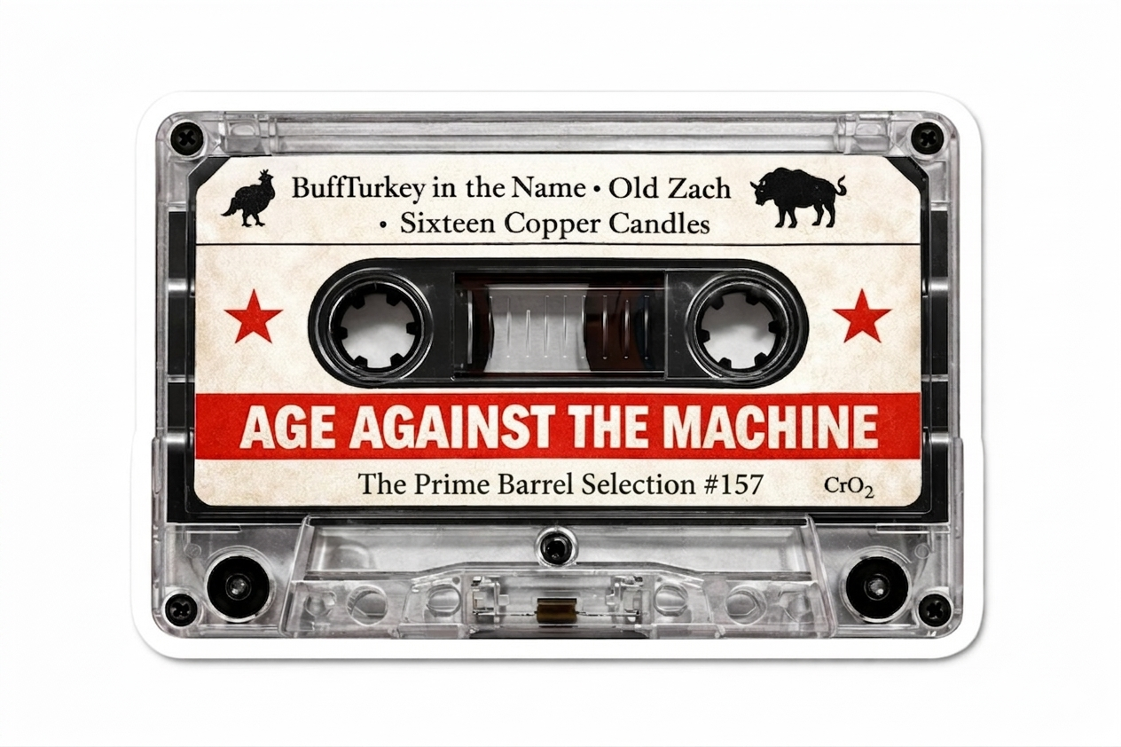 RAN THE WALKING CEMETERY カセットテープ Age Against the Machine Sticker | Prime Barrel #157 16-Year