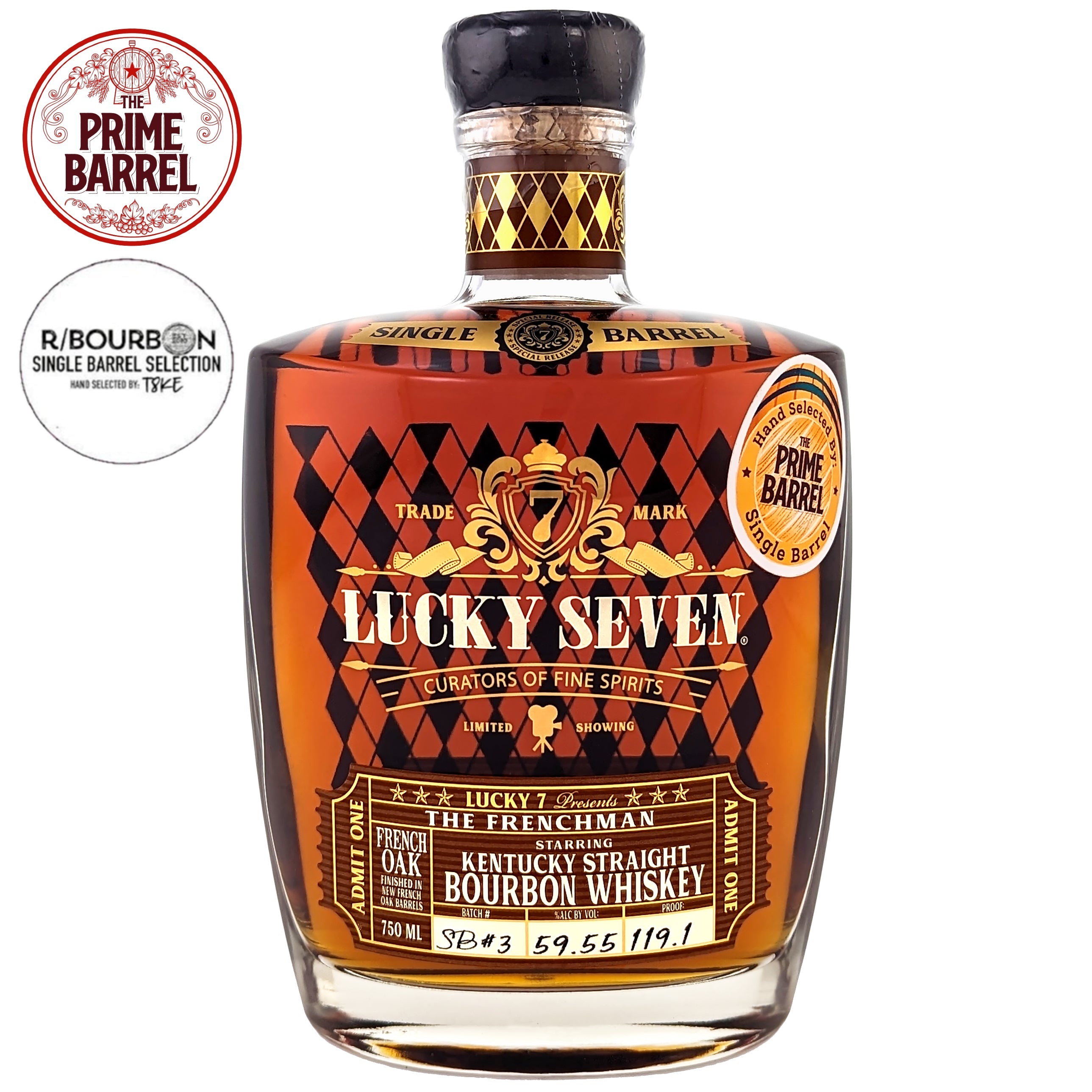Lucky Seven 'The Frenchman' Single Barrel Bourbon – Prime Barrel