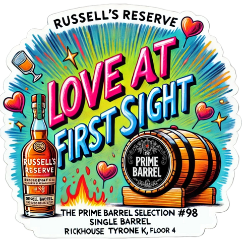 Selection #98: Russell's Reserve "Love At First Sight" Sticker
