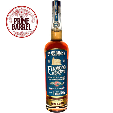 Bluegrass Distillers Elkwood Reserve 16-Year Single Barrel Kentucky Straight Bourbon Whiskey
