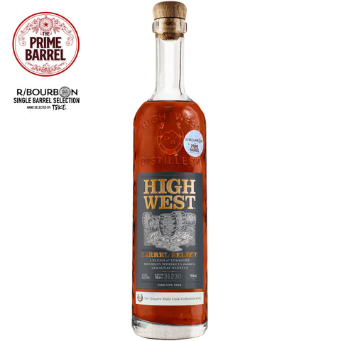 High West “Have Merci” Barrel Select Blend of Straight Bourbon Whiskeys Finished in Armagnac Barrels The Prime Barrel x R-Bourbon Pick
