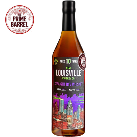New Louisville Whiskey Co 10 Years Old "The Great Rye-Veal" Straight Rye Whiskey The Prime Barrel Pick #133