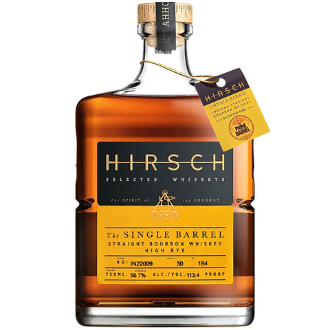 Hirsch 8 Year Old Single Barrel Straight High Rye Bourbon The Prime Barrel x R-Bourbon Pick