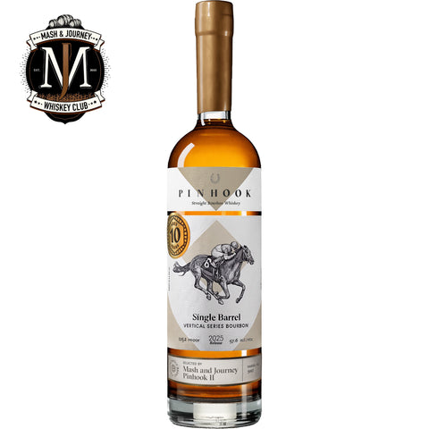 Pinhook 10 Years Old "Mash and Journey" Single Barrel Straight Bourbon Whiskey