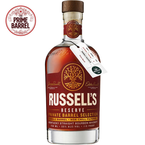 Russell's Reserve 8 Years Old "Angry Bird" Private Barrel Selection Kentucky Straight Bourbon Whiskey The Prime Barrel Pick #139