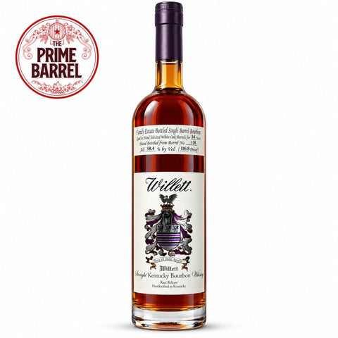 Willett Family Estate Bottled "You Only Live Twice" Single Barrel 14 Year Old Kentucky Straight Bourbon Whiskey The Prime Barrel Pick #173
