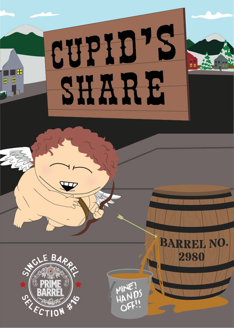 Selection #16:  Angel's Envy "Cupid's Share" Bourbon Sticker