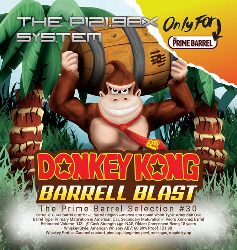 Selection #30: Barrell Craft Spirits Private Release “Donkey Kong” Sticker