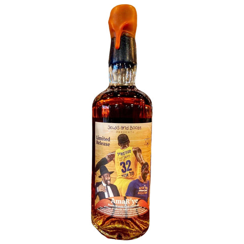 Good Times Jews and Booze "AmaR'ye" Straight Rye Whiskey  Finished in Peach Brandy Barrels - De Wine Spot | DWS - Drams/Whiskey, Wines, Sake