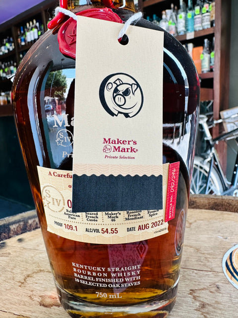 Maker’s Mark ”Broken Glass: Extra Wish” Private Select Single Barrel Kentucky Straight Bourbon Whiskey The Prime Barrel Pick - De Wine Spot | DWS - Drams/Whiskey, Wines, Sake