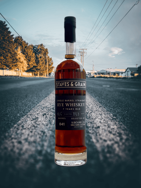 Staves & Grain "R/Bourbon" 7 Year Old Single Barrel Straight Rye Whiskey - De Wine Spot | DWS - Drams/Whiskey, Wines, Sake