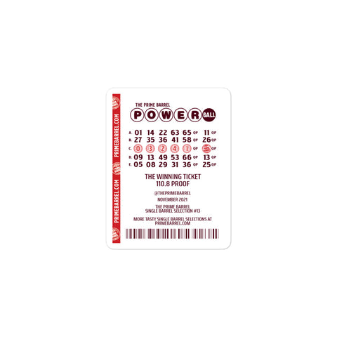 Selection #13: Maker’s Mark ”The Winning Ticket” Private Select Sticker