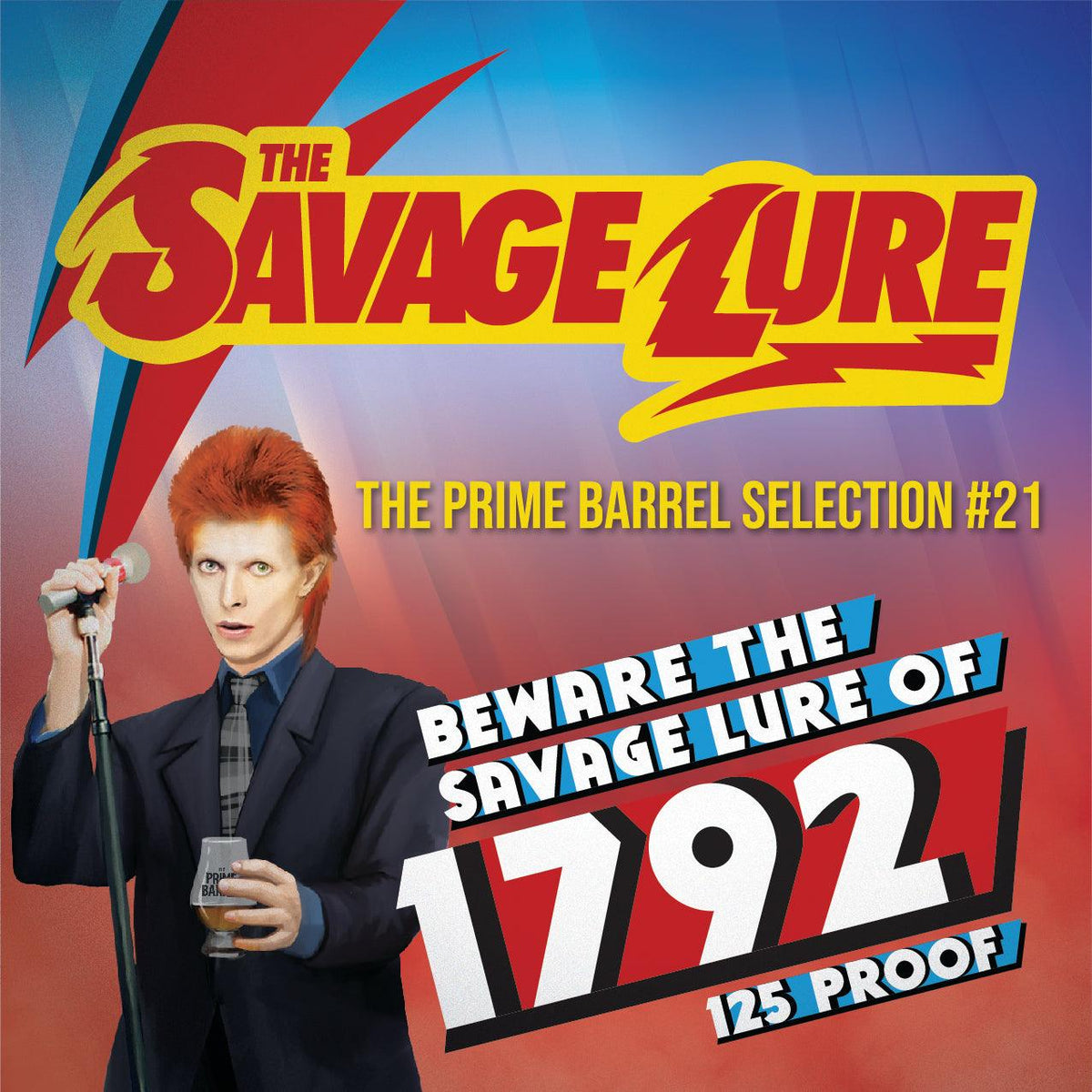 1792 Full Proof “Savage Lure” Single Barrel Kentucky Straight Bourbon The Prime Barrel Pick #21