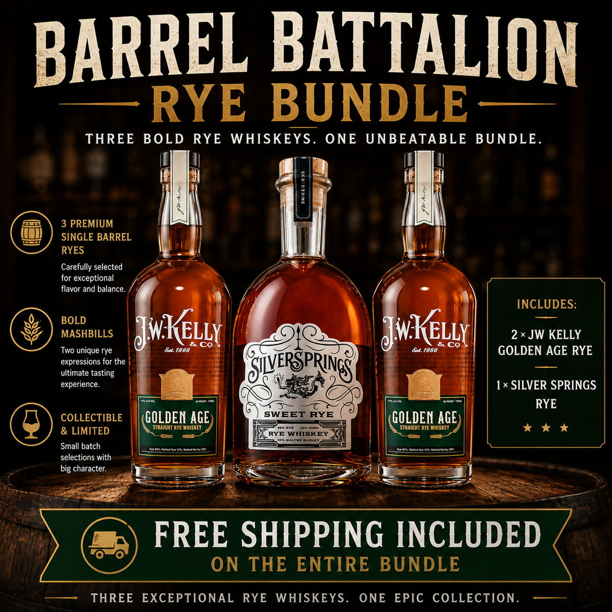 Barrel Battalion Rye Bundle