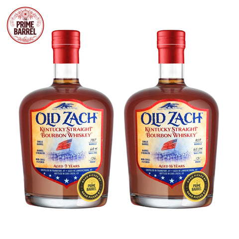 Old Zach Cask Strength Single Barrel Bourbon Bundle The Prime Barrel Picks #156 & #157