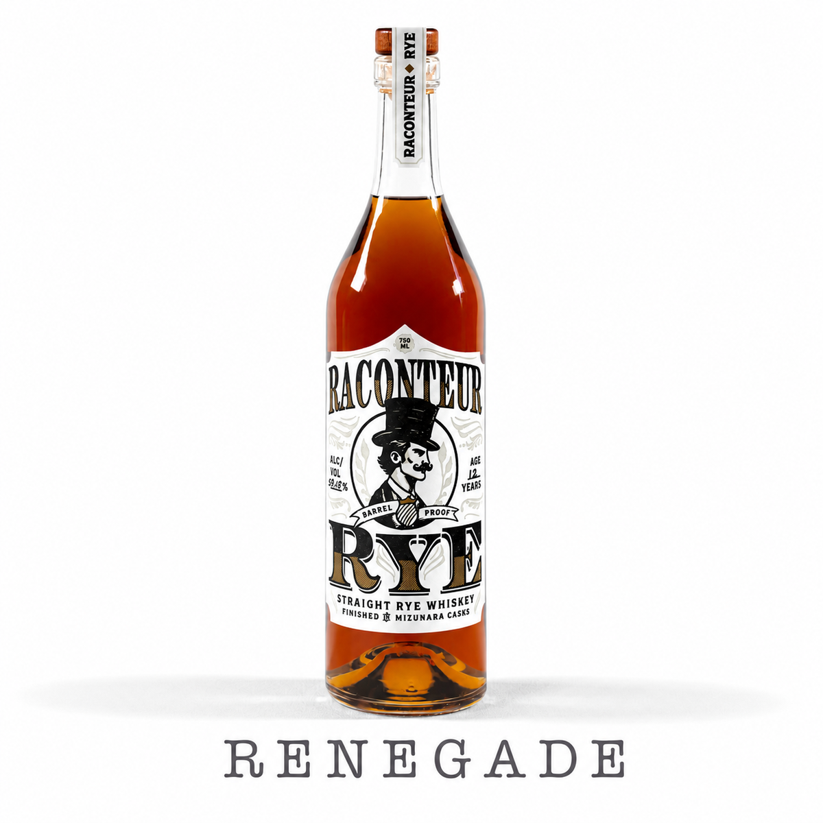 Raconteur Straight Rye Whiskey Finished in Mizunara Casks
