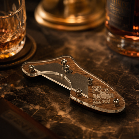 Prime Barrel Wax Cutter & Bottle Opener with Replaceable Blade