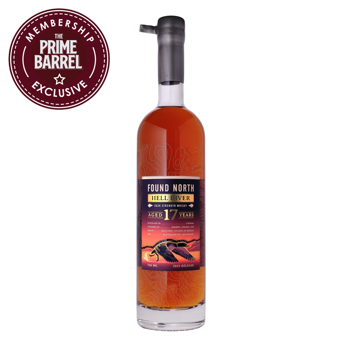 Found North Hell Diver 2025 17 Years Old Cask Strength Whisky bottle