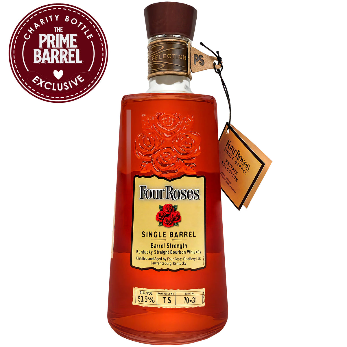 Four Roses "C for Charity" 16 Year Old  OESV Single Barrel Kentucky Straight Bourbon Whiskey The Prime Barrel Pick