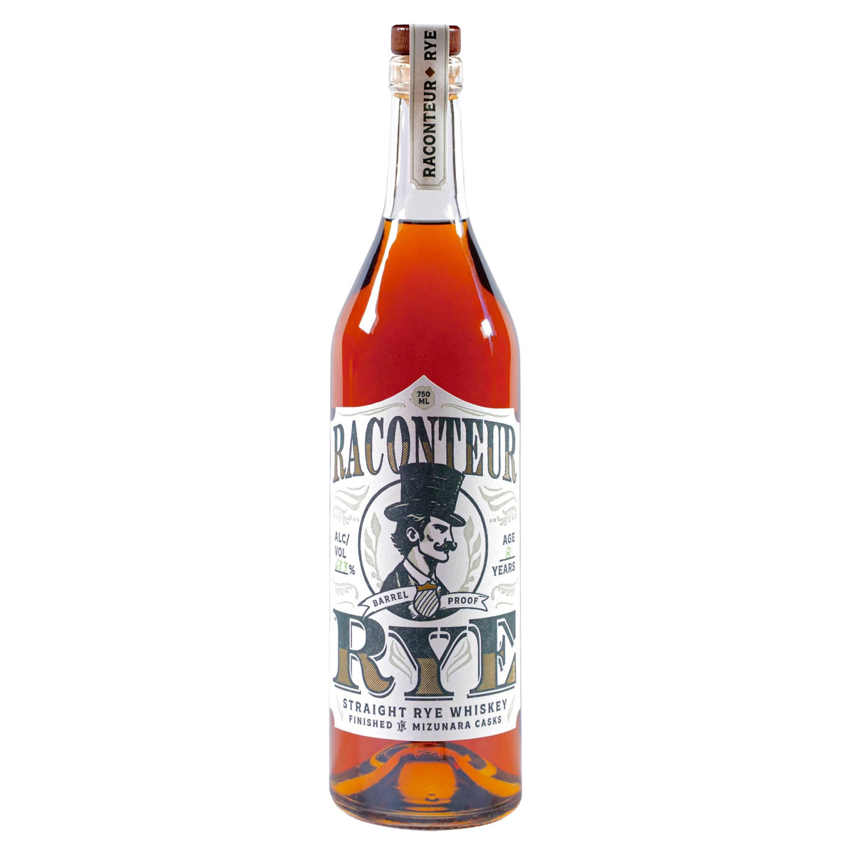 Raconteur Straight Rye Whiskey Finished in Mizunara Casks