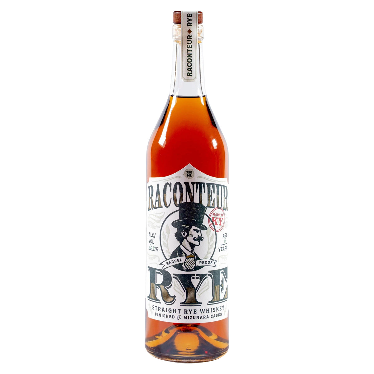 Raconteur Straight Rye Whiskey Finished in Mizunara Casks