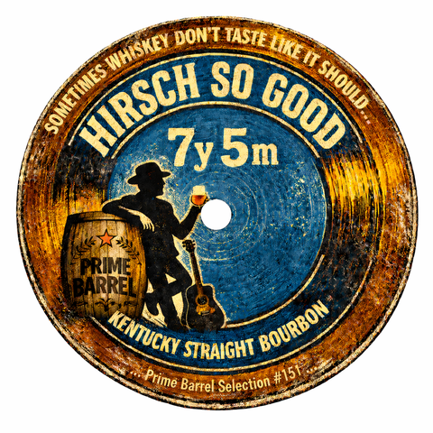 Selection #151: HIRSCH Double Oak 7 Year Single Barrel Sticker