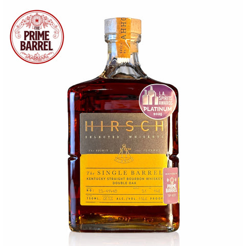 Hirsch 7 Years 5 Months Old "Hirsch So Good" Single Barrel Double Oaked Kentucky Straight Bourbon Whiskey The Prime Barrel Pick #151