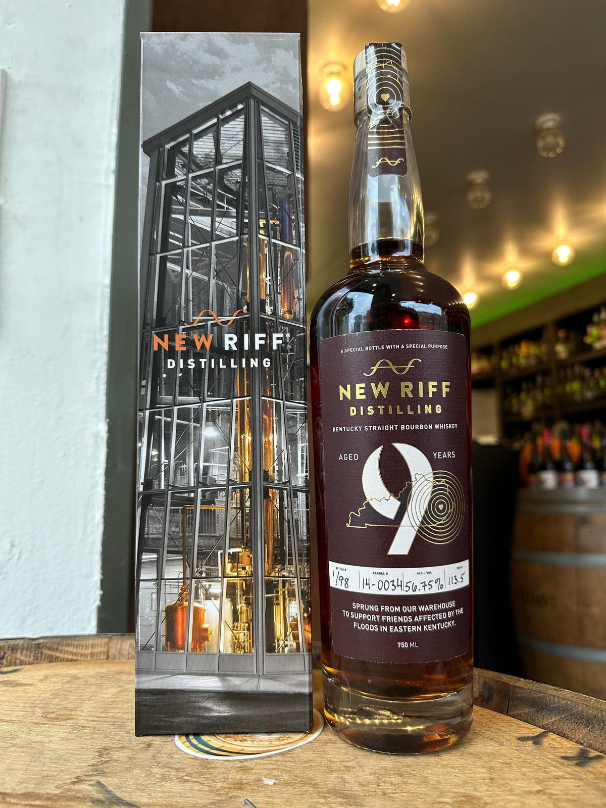 New Riff Distilling "One of One" 9 Year Single Barrel Straight Bourbon Whiskey The Prime Barrel Pick additional view 4