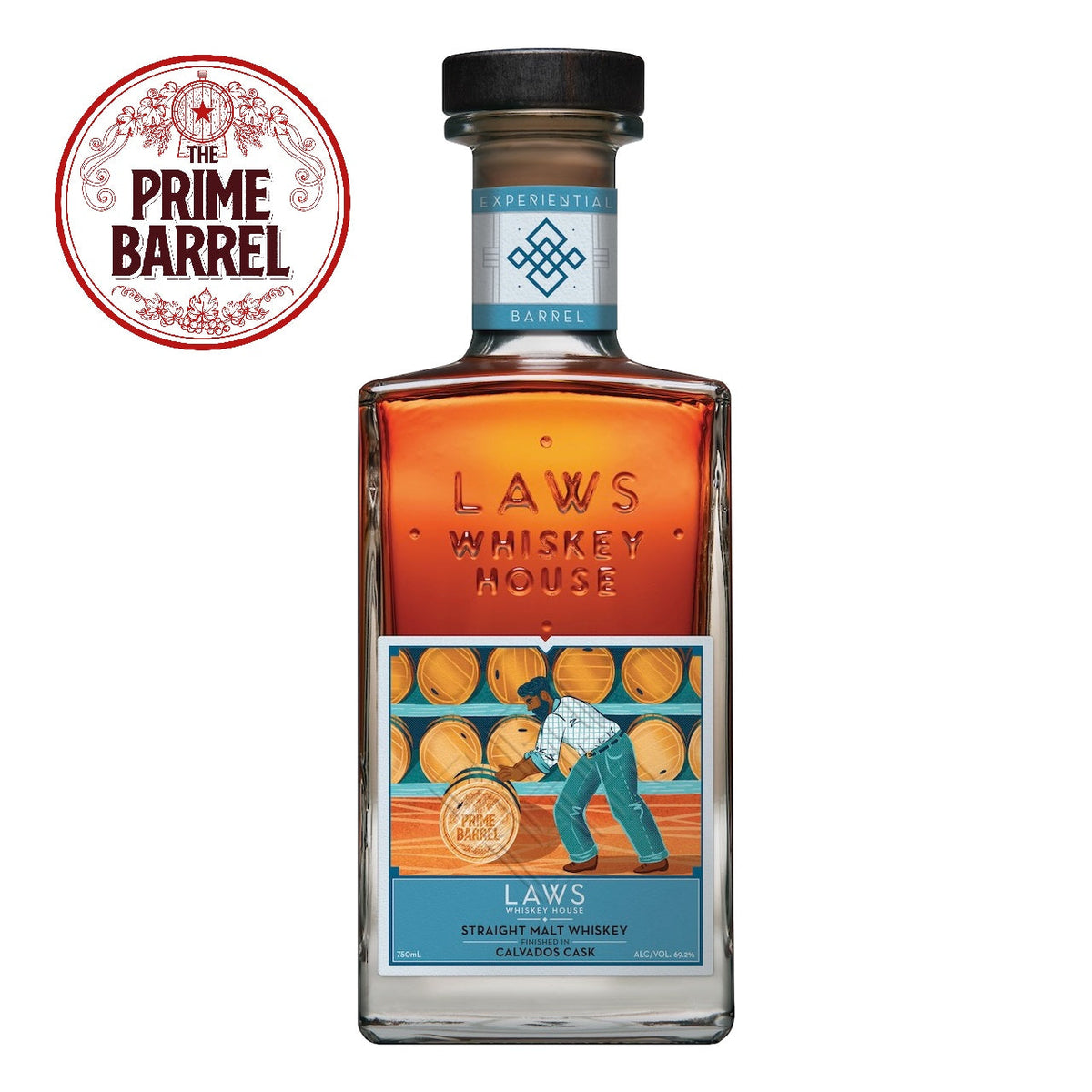 Laws Whiskey House "Laws & Order: Calvados Case" Straight Malt Whiskey Finished in Calvados Cask The Prime Barrel Pick #63