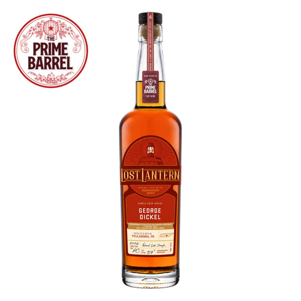 Lost Lantern George Dickel 10 Year "Yabba Dabba Don't!" Not Charcoal Mellowed Tennessee Straight Bourbon Whiskey The Prime Barrel Selection #174