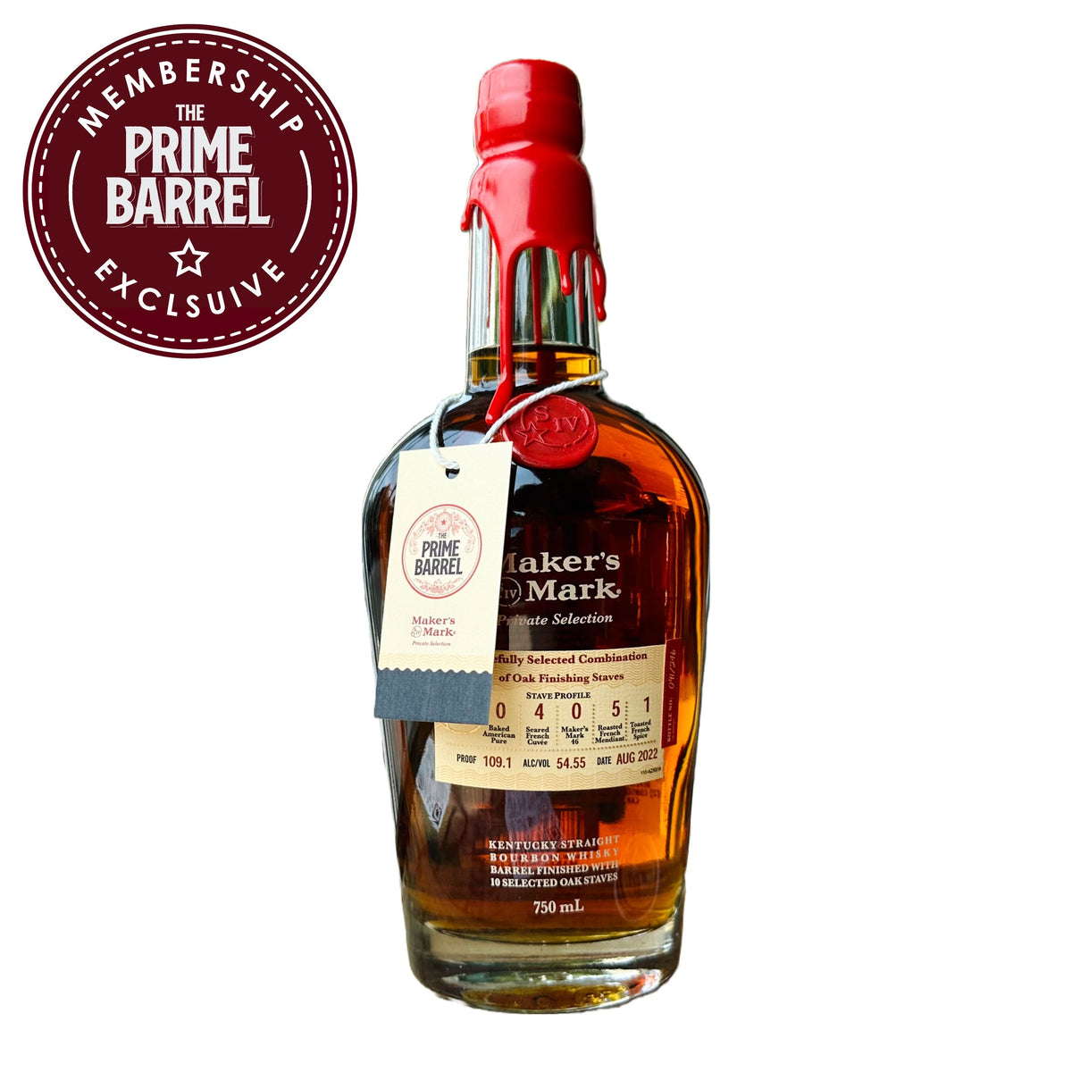 Maker’s Mark ”X-mas in July” Private Select Single Barrel Kentucky Straight Bourbon Whiskey The Prime Barrel Pick #65