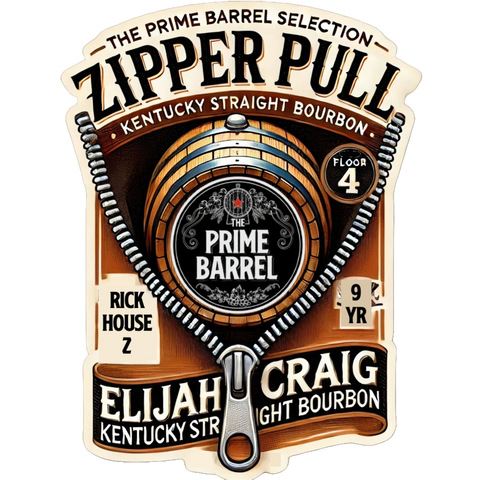 Selection #103: Elijah Craig "Zipper Pull" Sticker