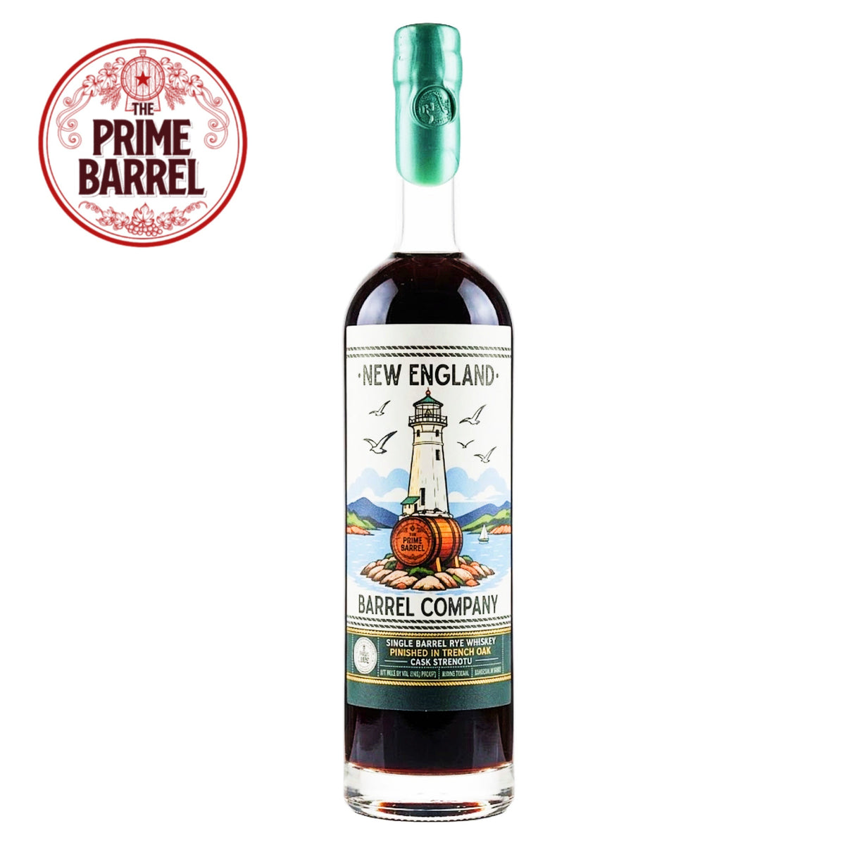 New England Barrel Company "French Rye-viera" 10 Years Single Barrel Rye Whiskey French Toasted Oak Finish | Prime Barrel