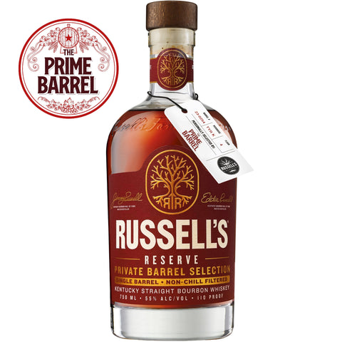 Russell's Reserve 9.5 Year Private Barrel Selection Kentucky Straight Bourbon Whiskey The Prime Barrel Pick #98