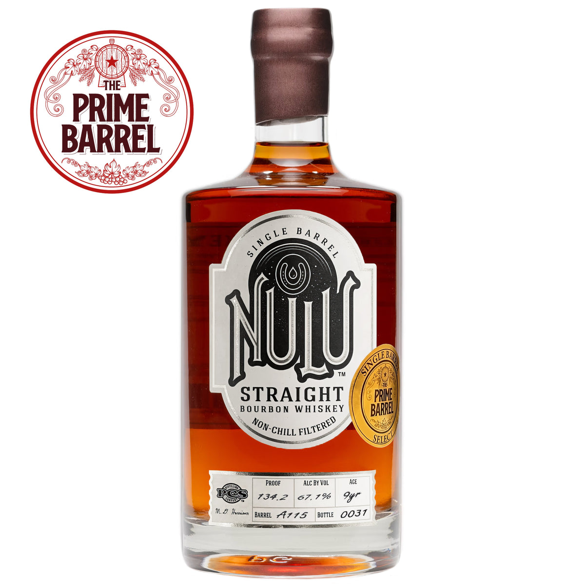 NULU 9 Year Old "Magic Barrel" Single Barrel Kentucky Straight Bourbon The Prime Barrel Pick #92 bottle