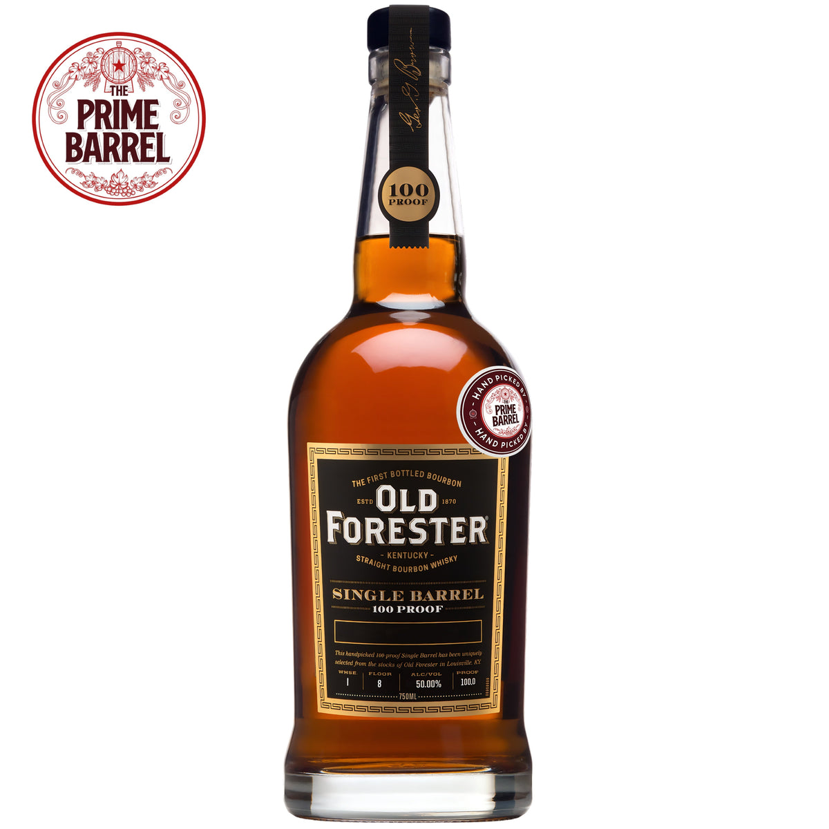 Old Forester "Eleveighted" 100 Proof Single Barrel Kentucky Straight Bourbon Whiskey The Prime Barrel Pick #131 bottle
