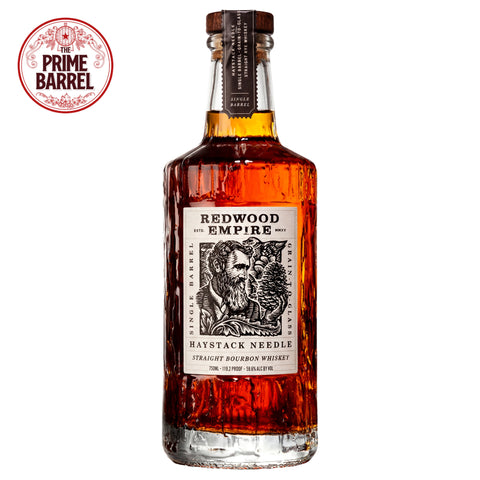 Redwood Empire Haystack Needle "Use The Fours!" Single Barrel Straight Bourbon Whiskey The Prime Barrel Pick #153