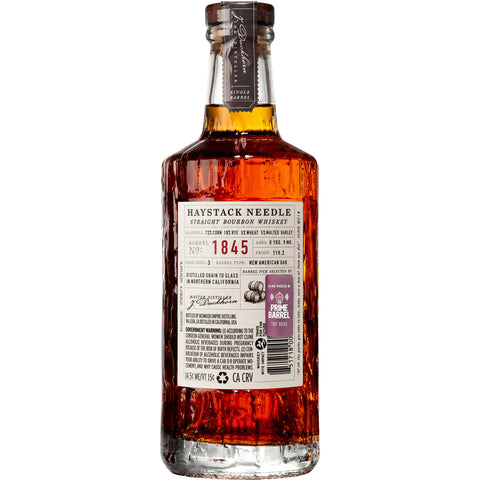 Redwood Empire Haystack Needle "Use The Fours!" Single Barrel Straight Bourbon Whiskey The Prime Barrel Pick #153