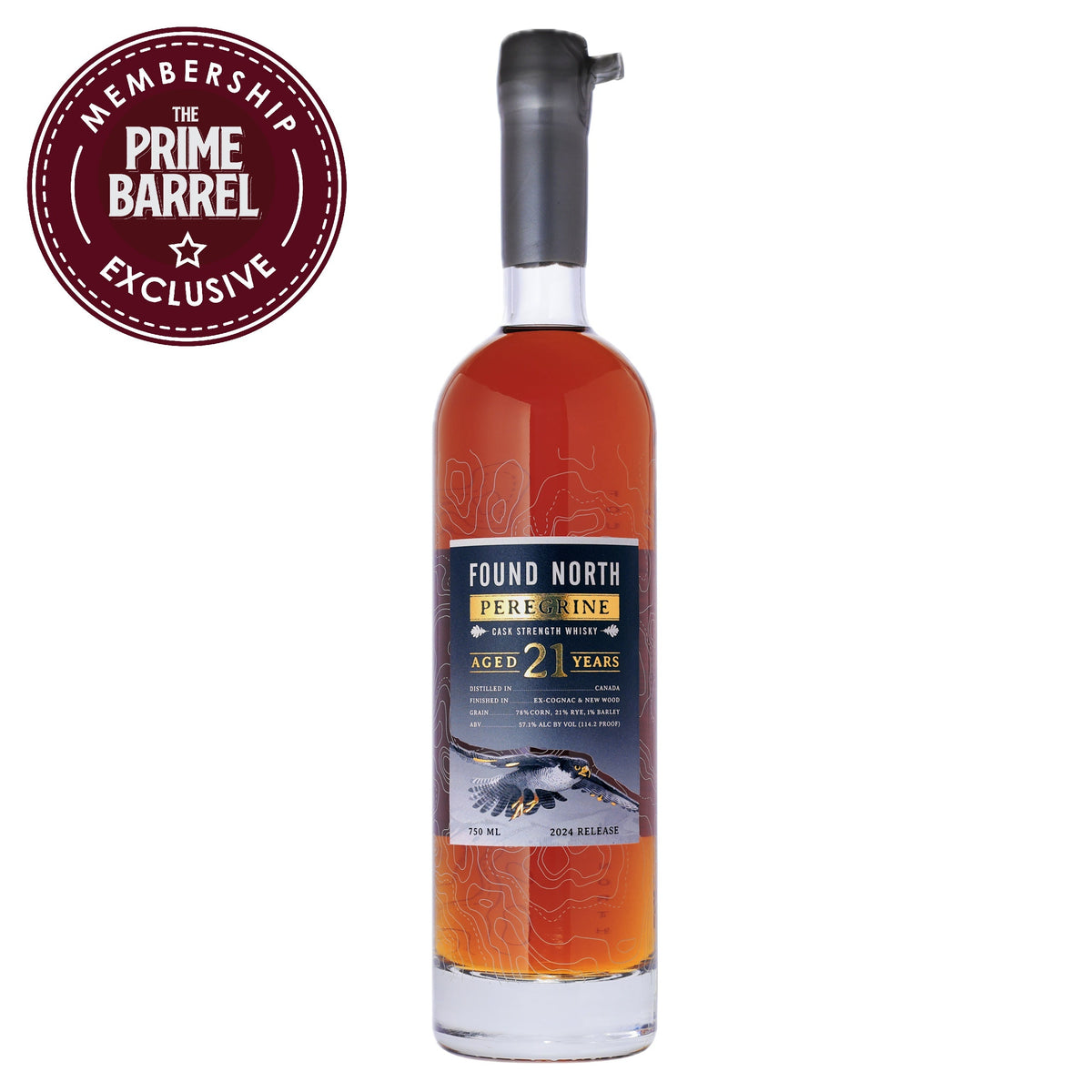 Found North Peregrine 21 Years Old Cask Strength Whisky 2024 Edition bottle