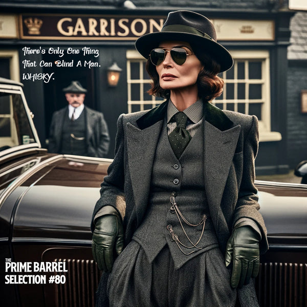 Selection #80: Garrison Brothers "Polly Gray" sticker artwork
