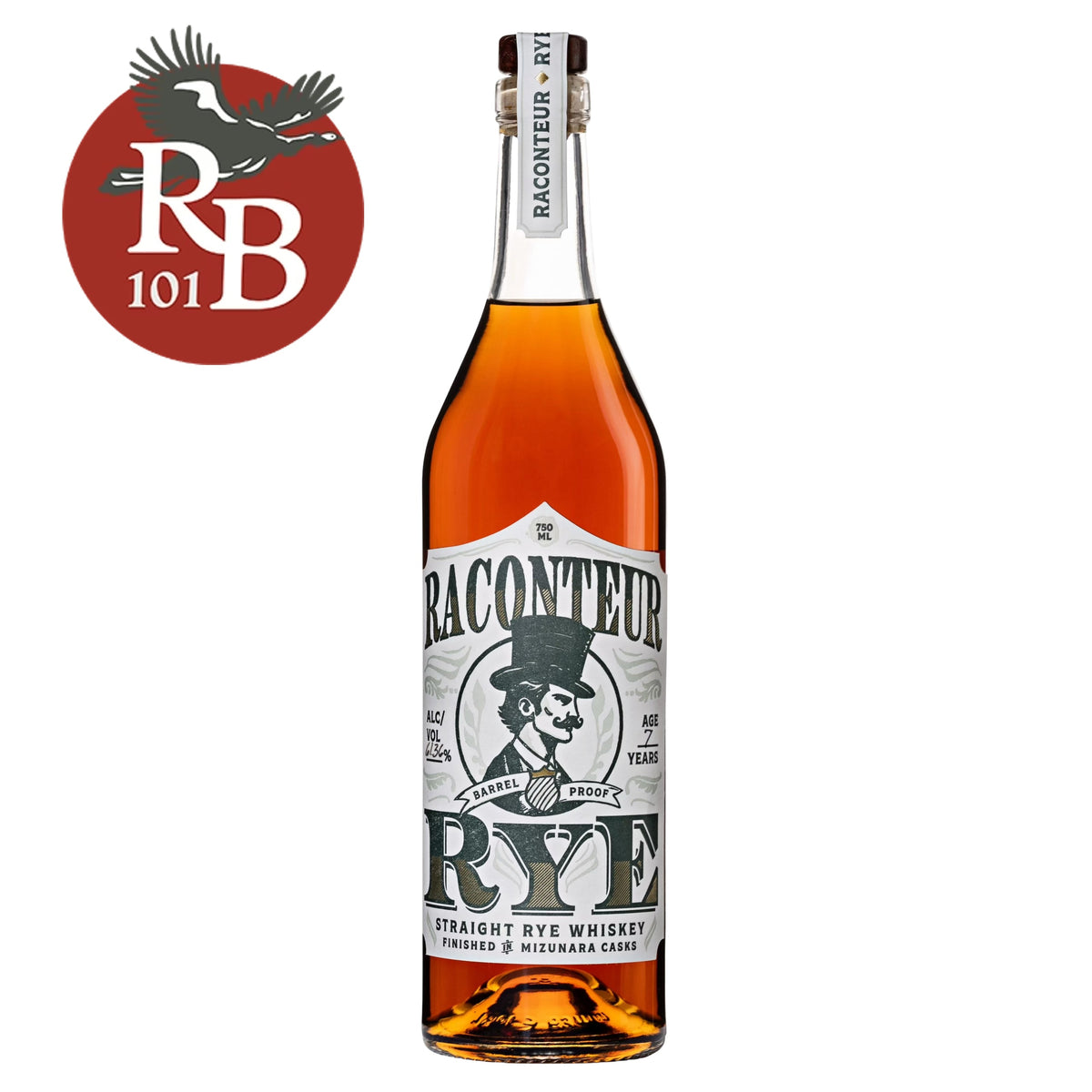 Raconteur Straight Rye Whiskey Finished in Mizunara Casks