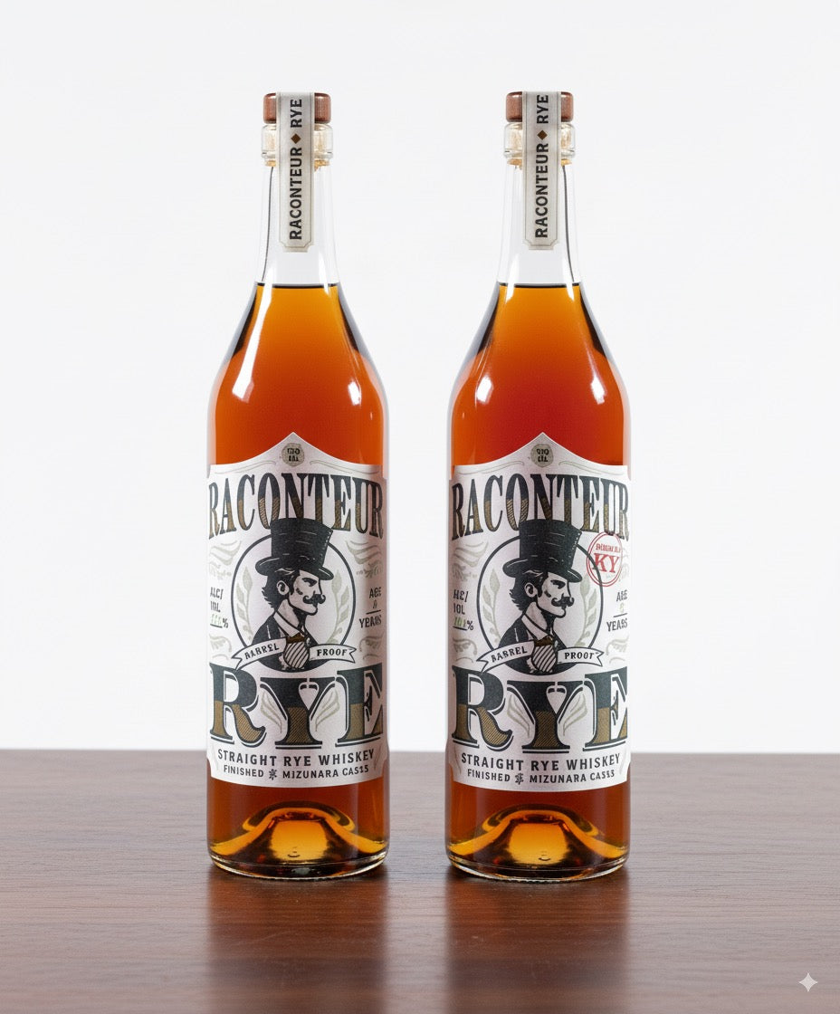 Raconteur Straight Rye Whiskey Finished in Mizunara Casks