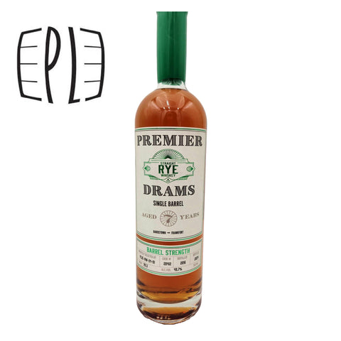 Premier Drams "PLDC 1" 7 Year Single Barrel Kentucky Straight Rye Whiskey