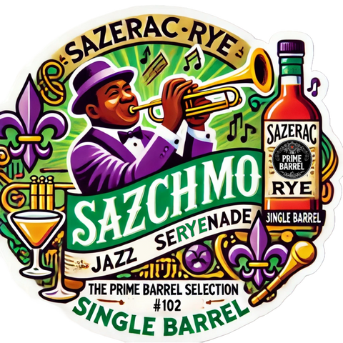 Selection #102: Sazerac Rye "Jazz Seryenade" Sticker