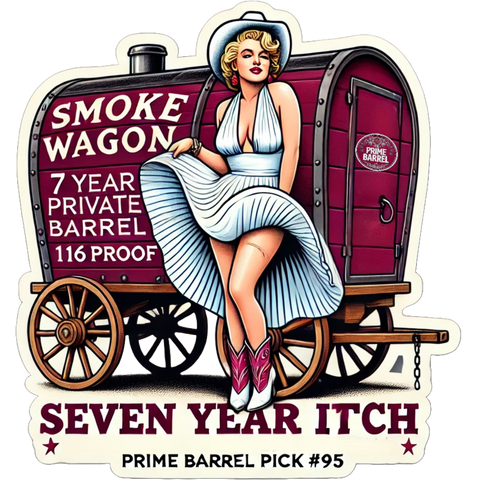 Selection #95: Smoke Wagon "Seven Year Itch" Sticker