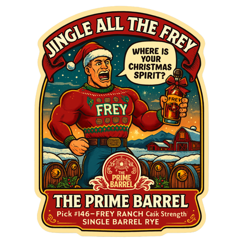 Selection #146: Frey Ranch "Jingle All The Way" Barrel Sticker